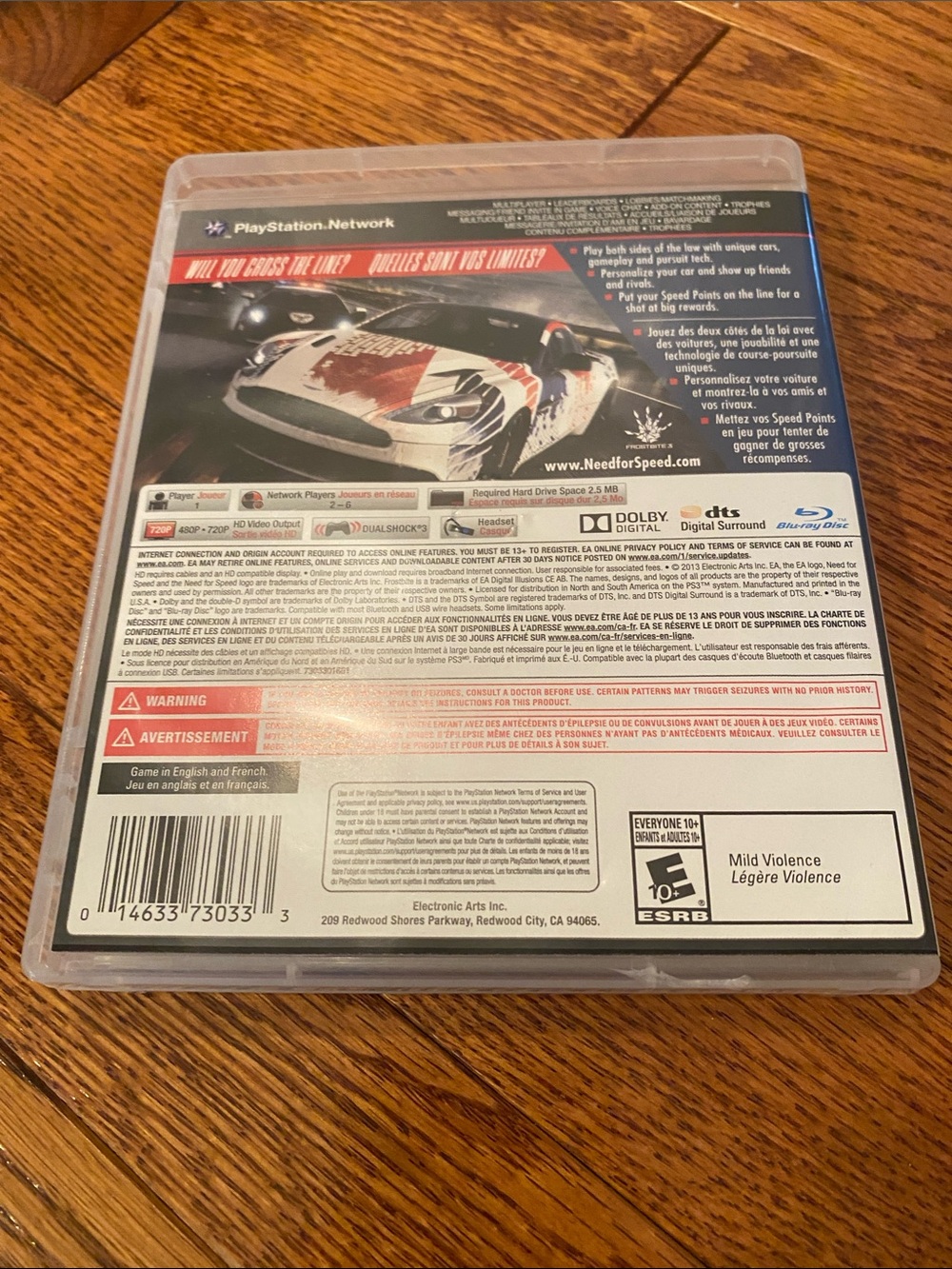 3/$20 Need For Speed Rivals PS3 Video Game - Picture 2 of 3
